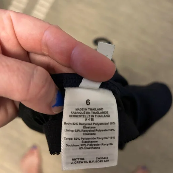 J. Crew Classic navy Swimwear - Picture 4 of 4